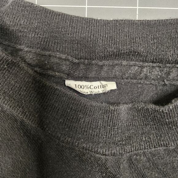 Vintage Barbed Wire Skull Tshirt Small Wild Oats 80s Punk Metal Grunge Skater - Picture 6 of 10